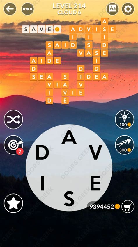 Wordalot Level 214 Answers (Android/IOS) .